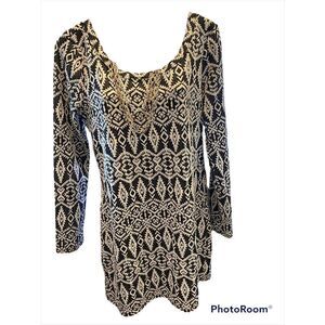 Nice Woman’s SZ XL Black/White SOCIALITE Stylish Summer Dress